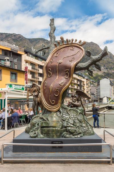 pictures of Andorra - Salvador Dali Melting Clock