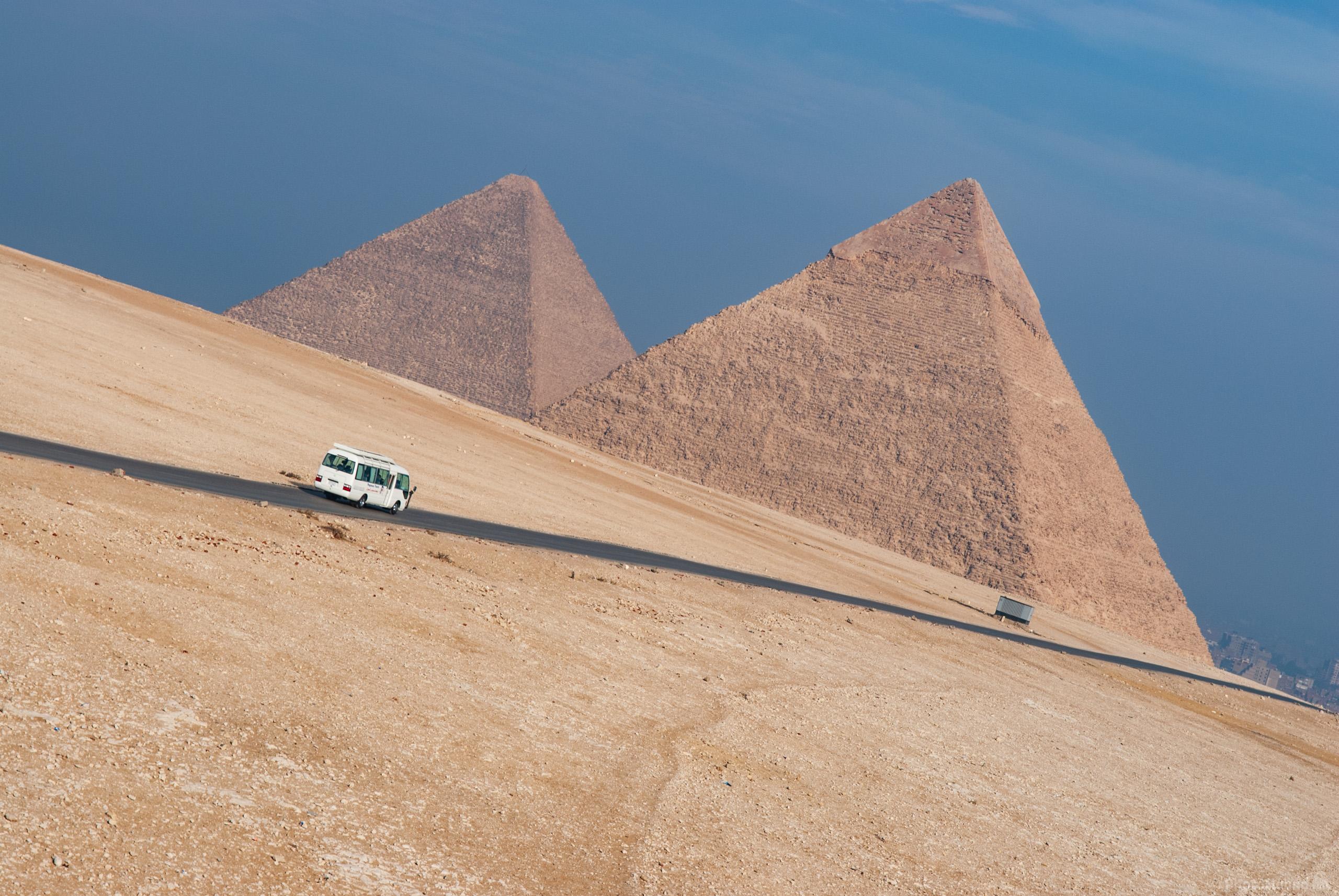Image of Pyramids of Giza - Panoramic Viewpoint by Luka Esenko