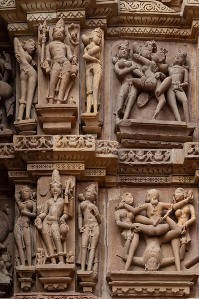 Kamasutra temples at Khajuraho