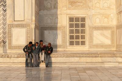pictures of India - Taj Mahal from Close