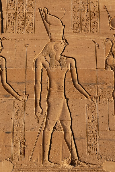 Horus carving