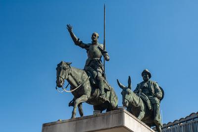 photos of Brussels - Don Quixote and Sancho Panza Statue