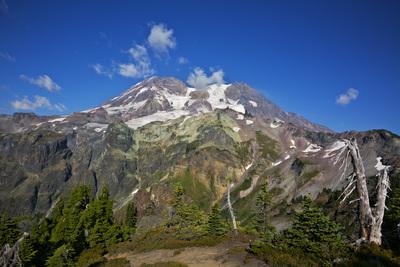Photo of Klapatche Park and St. Andrews Lake; Mount Rainier National Park - Klapatche Park and St. Andrews Lake; Mount Rainier National Park