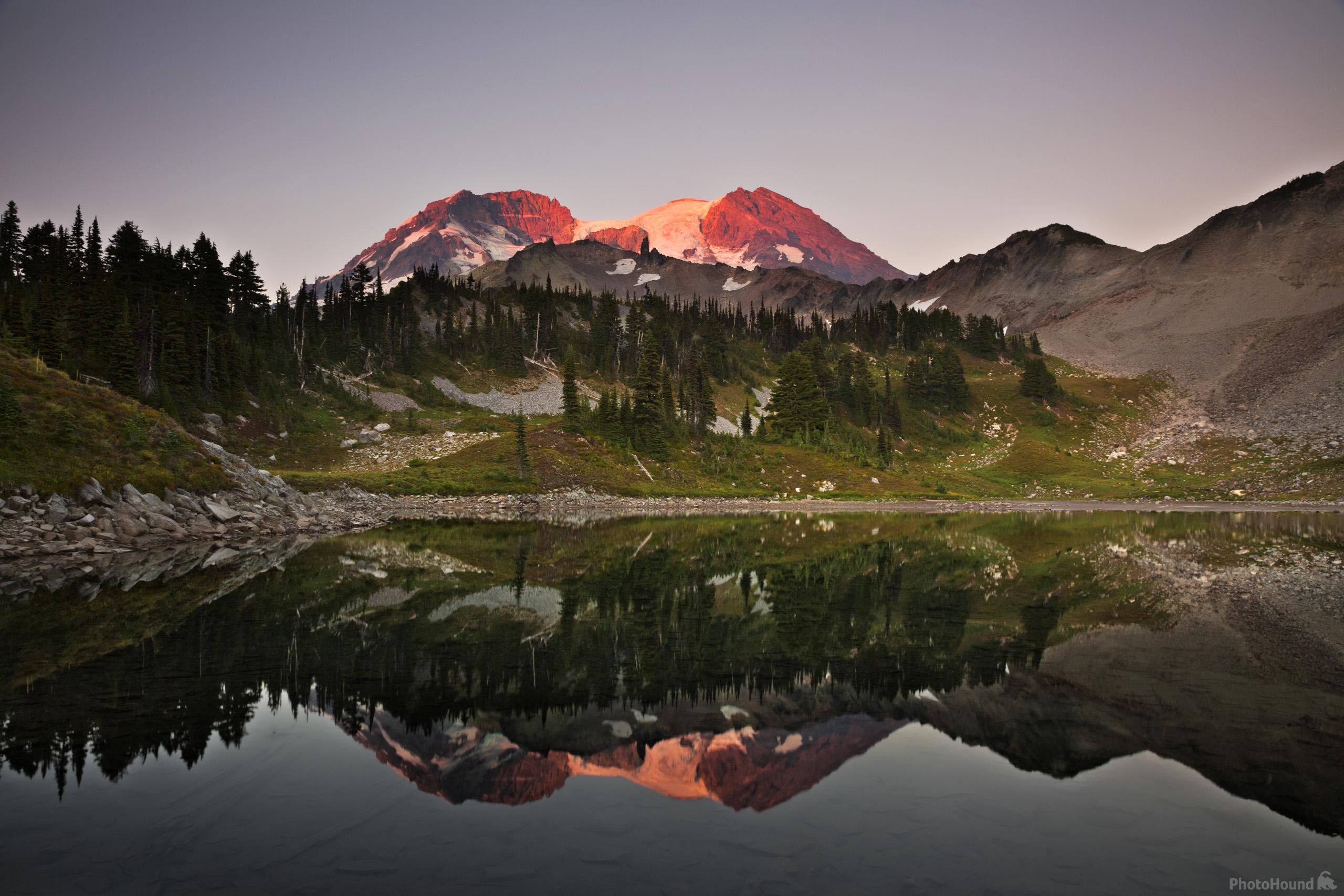 Image of St. Andrews Lake; Mount Rainier National Park by T. Kirkendall and V. Spring