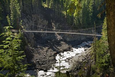 images of Mount Rainier National Park - Tahoma Creek Bridge, Mount Rainier National Park