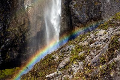 pictures of Mount Rainier National Park - Comet Falls
