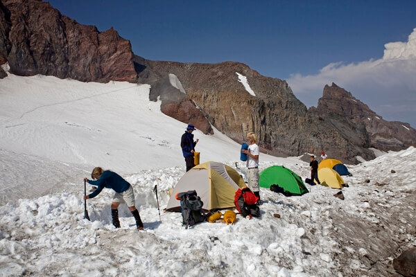 Climber's Tents at Camp Muir