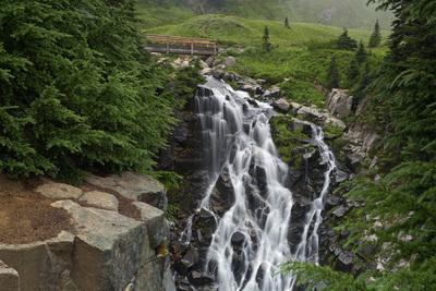 Picture of Myrtle Falls, Mount Rainier National Park - Myrtle Falls, Mount Rainier National Park