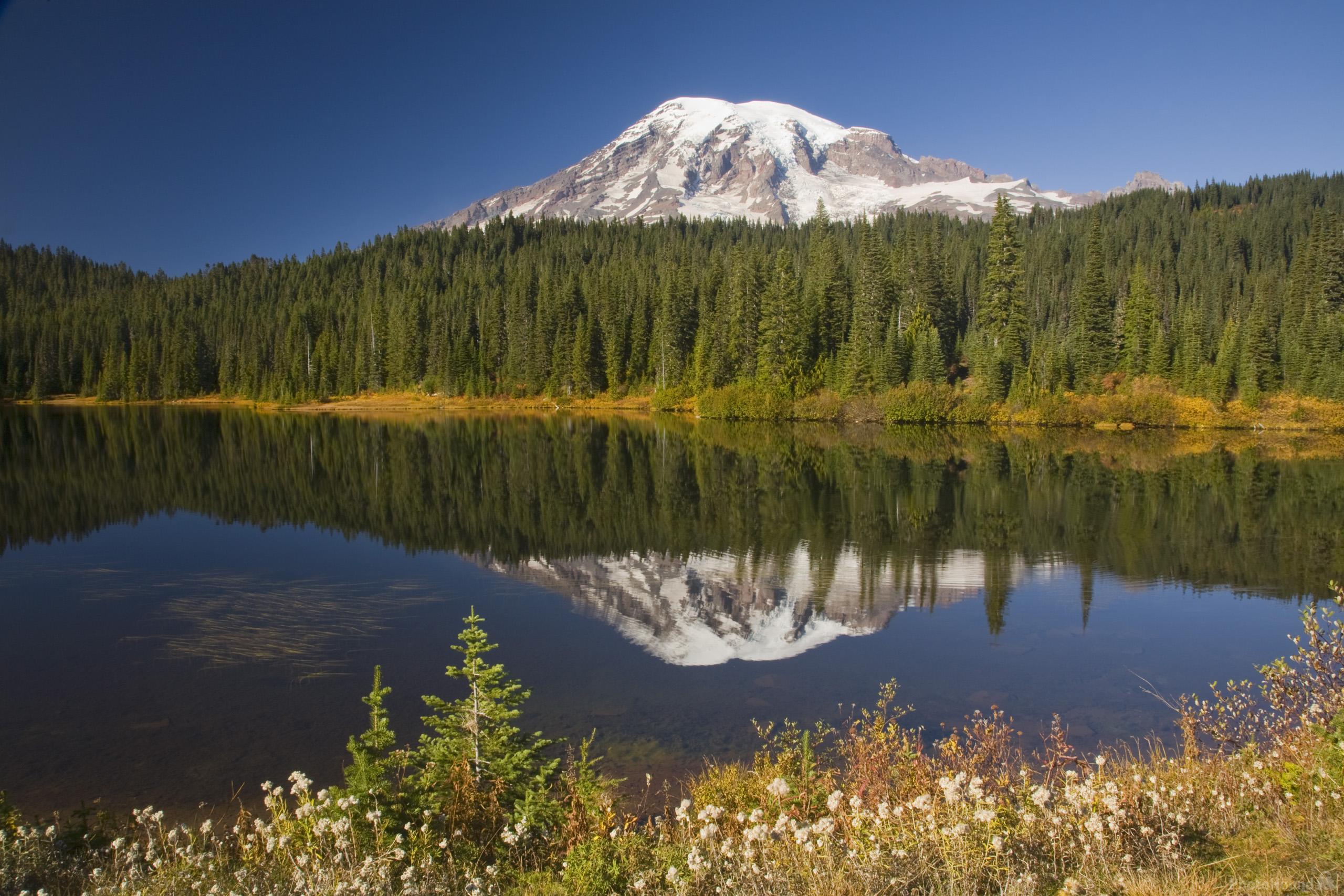 Image of Reflection Lakes, Mount Rainier National Park by T. Kirkendall and V. Spring