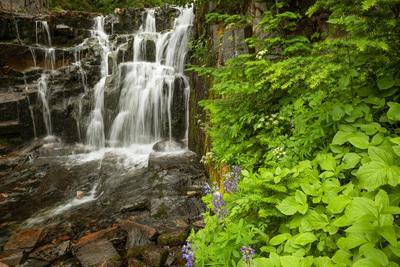 photography locations in Lewis County - Sunbeam Falls, Mount Rainier National Park