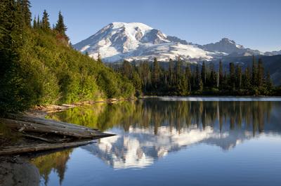 instagram locations in Lewis County - Bench Lake, Mount Rainier National Park