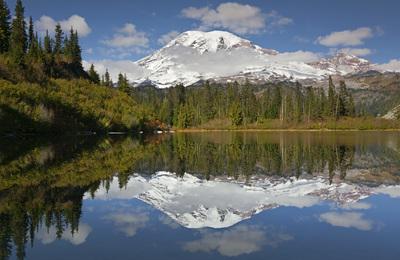 Photo of Bench Lake, Mount Rainier National Park - Bench Lake, Mount Rainier National Park