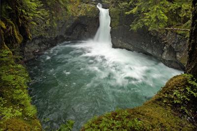 photography locations in Mount Rainier National Park - Stafford Falls, Mount Rainier National Park