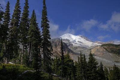 Mount Rainier and Goat Island Mountain