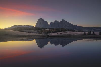 photo spots in The Dolomites - Alpe di Siusi - Hotel Sonne Reflections
