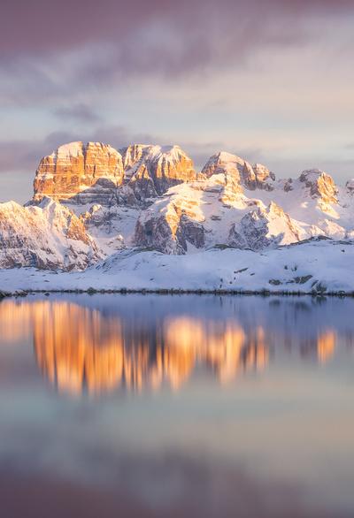 pictures of Italy - Il Lago Nero (The Black Lake) – with Brenta Dolomites