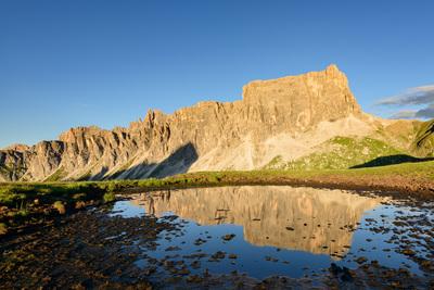 images of The Dolomites - Passo Giau - Pond Reflections