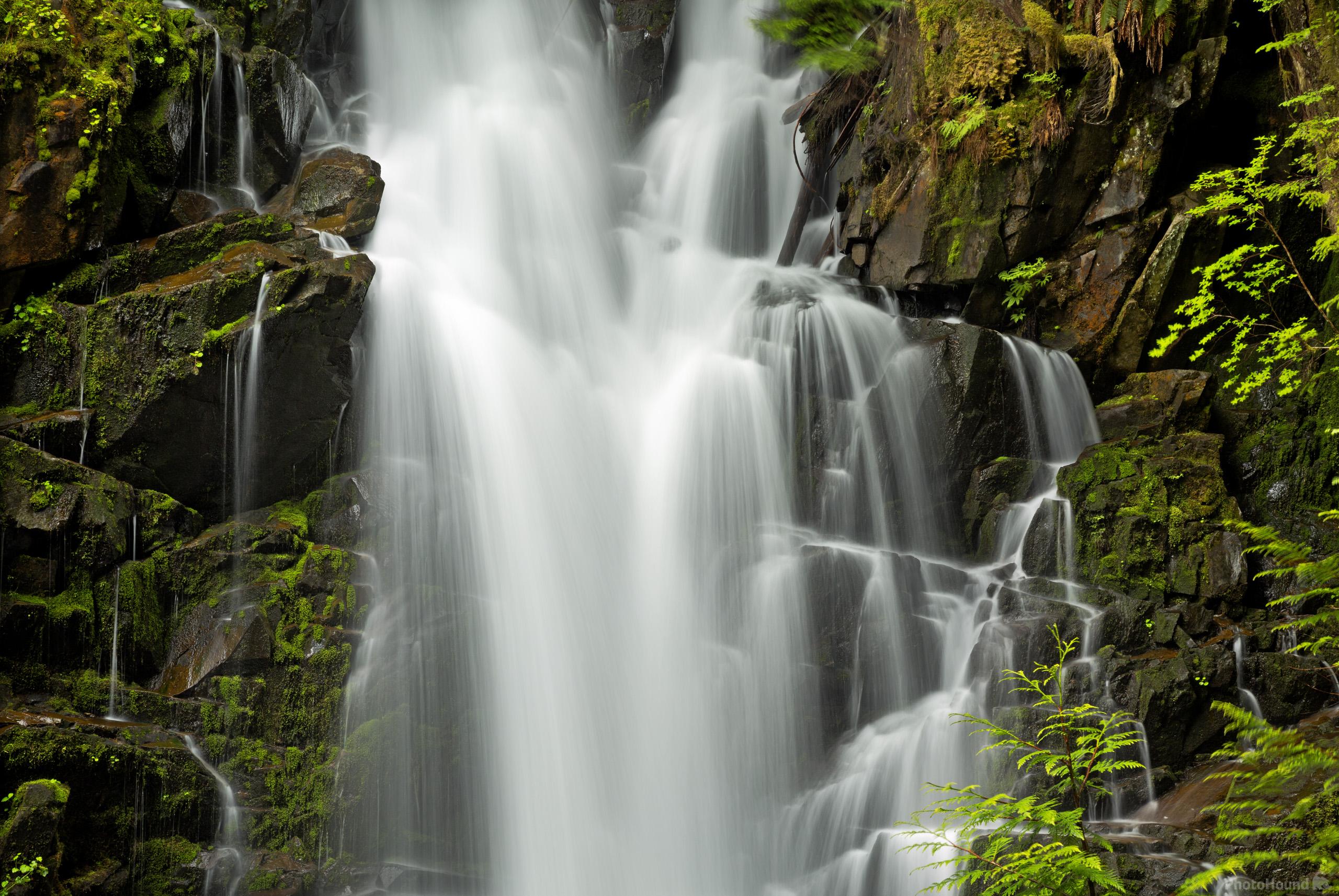 Image of Ranger Falls and Green Lake, Mount Rainier National Park by T. Kirkendall and V. Spring