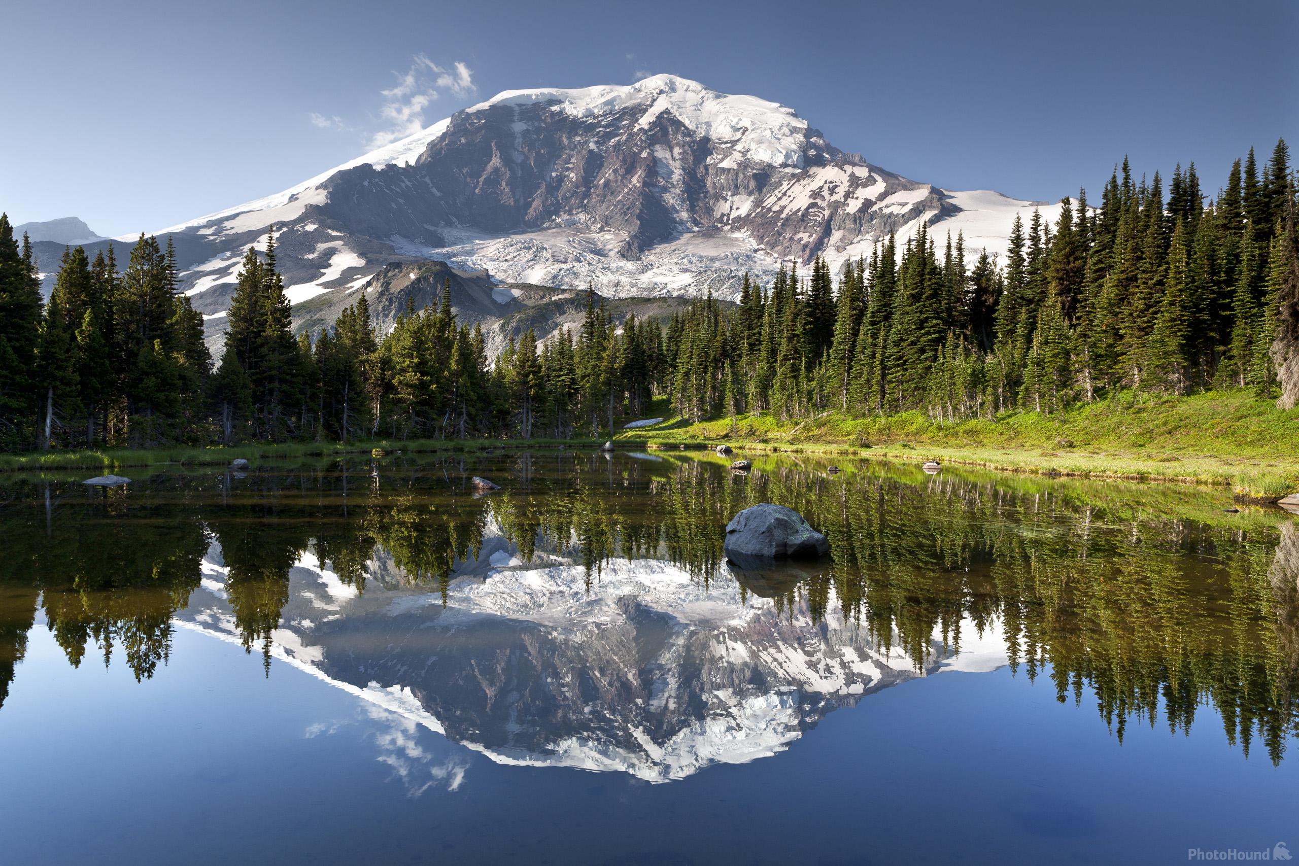 Image of Moraine Park Tarn, Mount Rainier National Park by T. Kirkendall and V. Spring