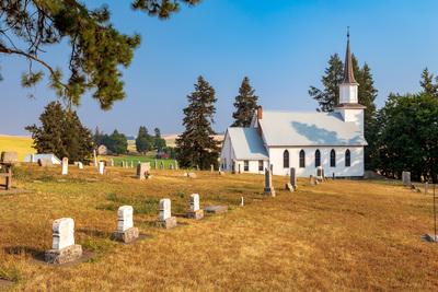 Latah County photo locations - Genesee Valley Lutheran Church
