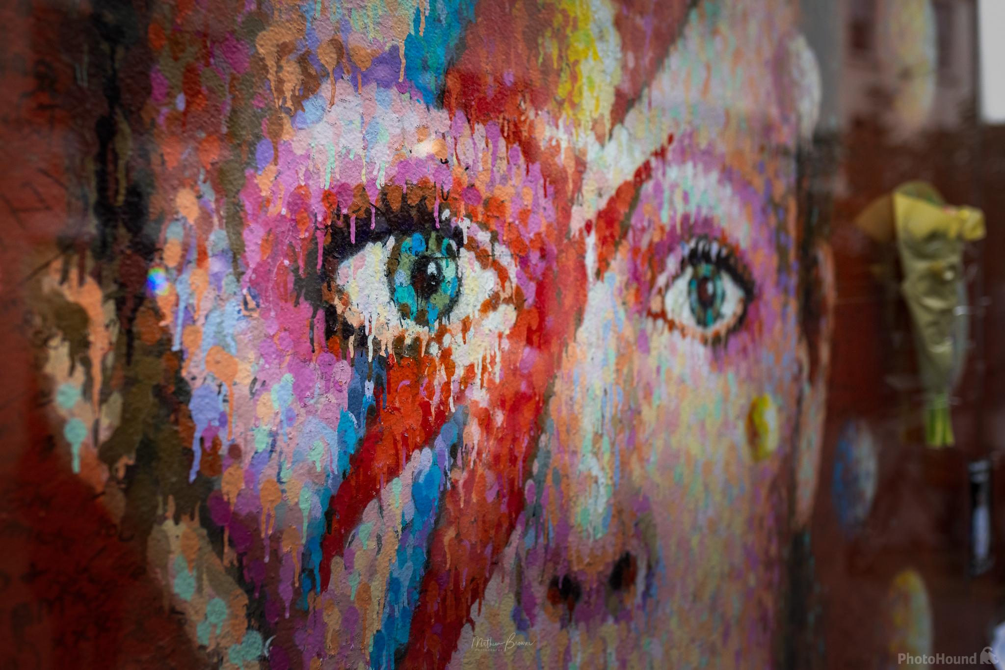 Image of David Bowie Mural by Mathew Browne