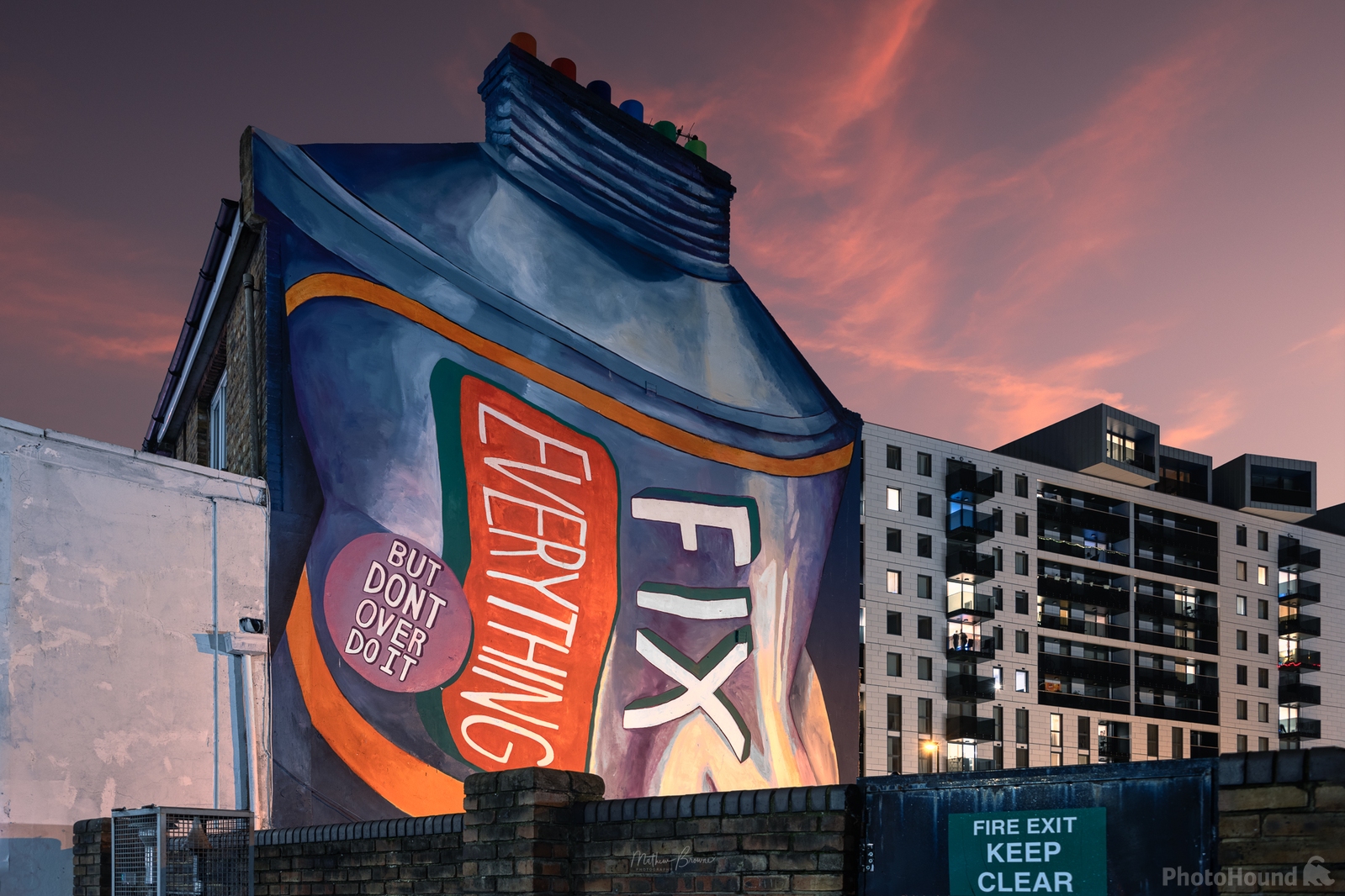 Image of Fix Everything - Mural by Mathew Browne