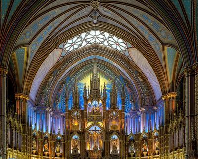 Quebec photo locations - Notre Dame Basilica