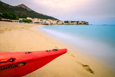 pictures of Corsica - Algajola from Aregno Beach