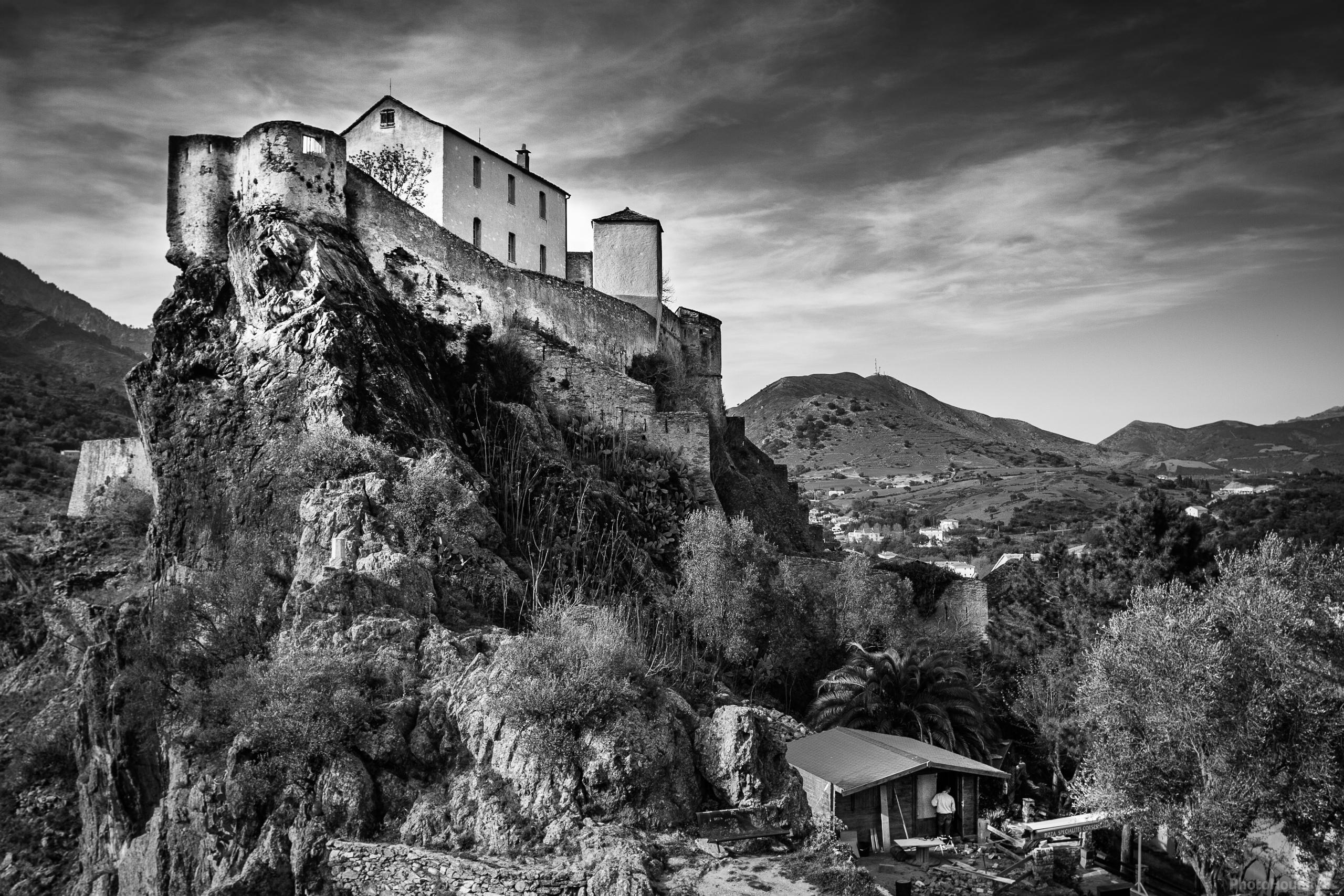 Image of Corte: La Citadella from the Viewpoint Belvedere by Raimondo Giamberduca