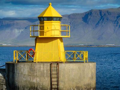Iceland photos - Yellow Lighthouse