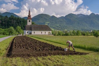 Slovenia images - Bitnje Church