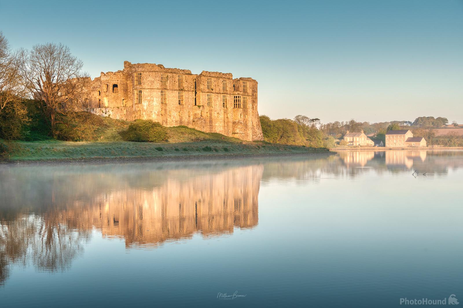 Image of Carew Castle & River by Mathew Browne