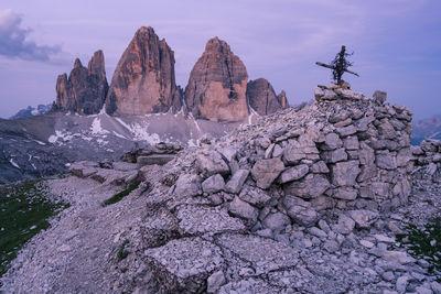images of The Dolomites - WWI Trenches at Tre Cime