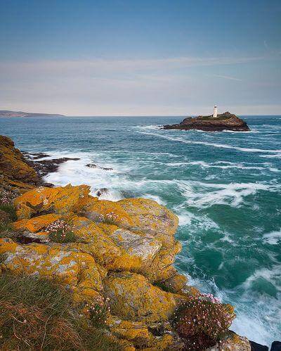 photography locations in Cornwall - Godrevy Lighthouse