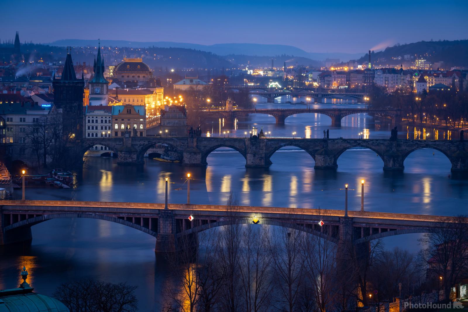 Image of Prague from the Hanavsky Pavilon by VOJTa Herout
