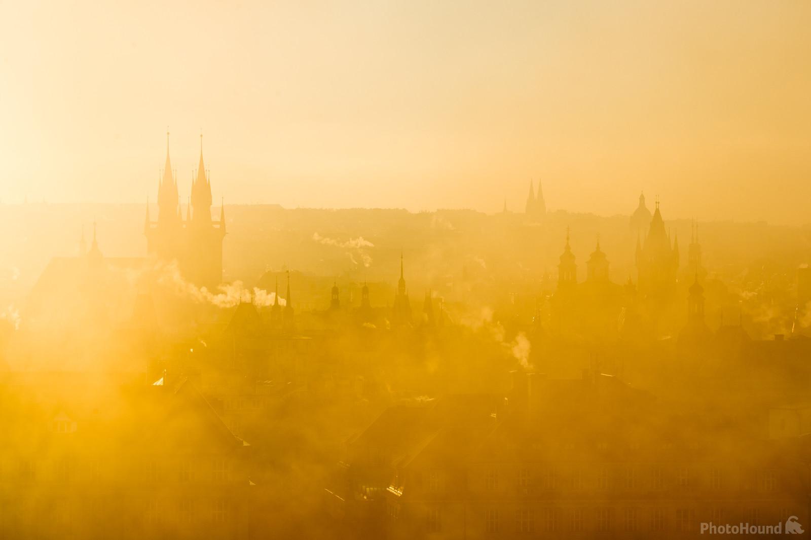 Image of Prague from the Hanavsky Pavilon by VOJTa Herout