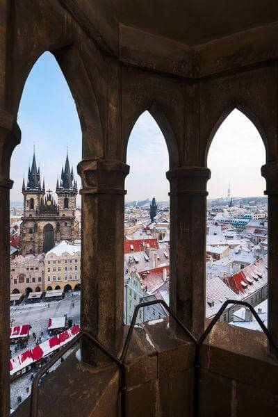 instagram spots in Hlavni Mesto Praha - View from the Old Town Hall Tower