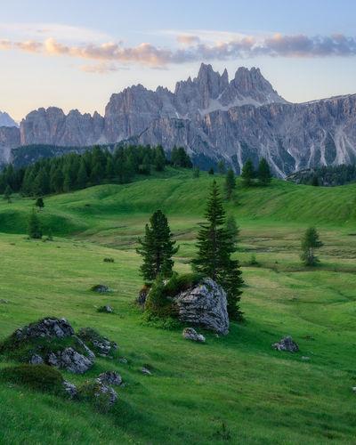photos of The Dolomites - Cinque Torri from the South