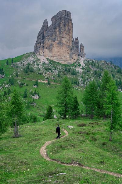 pictures of The Dolomites - Cinque Torri from the South