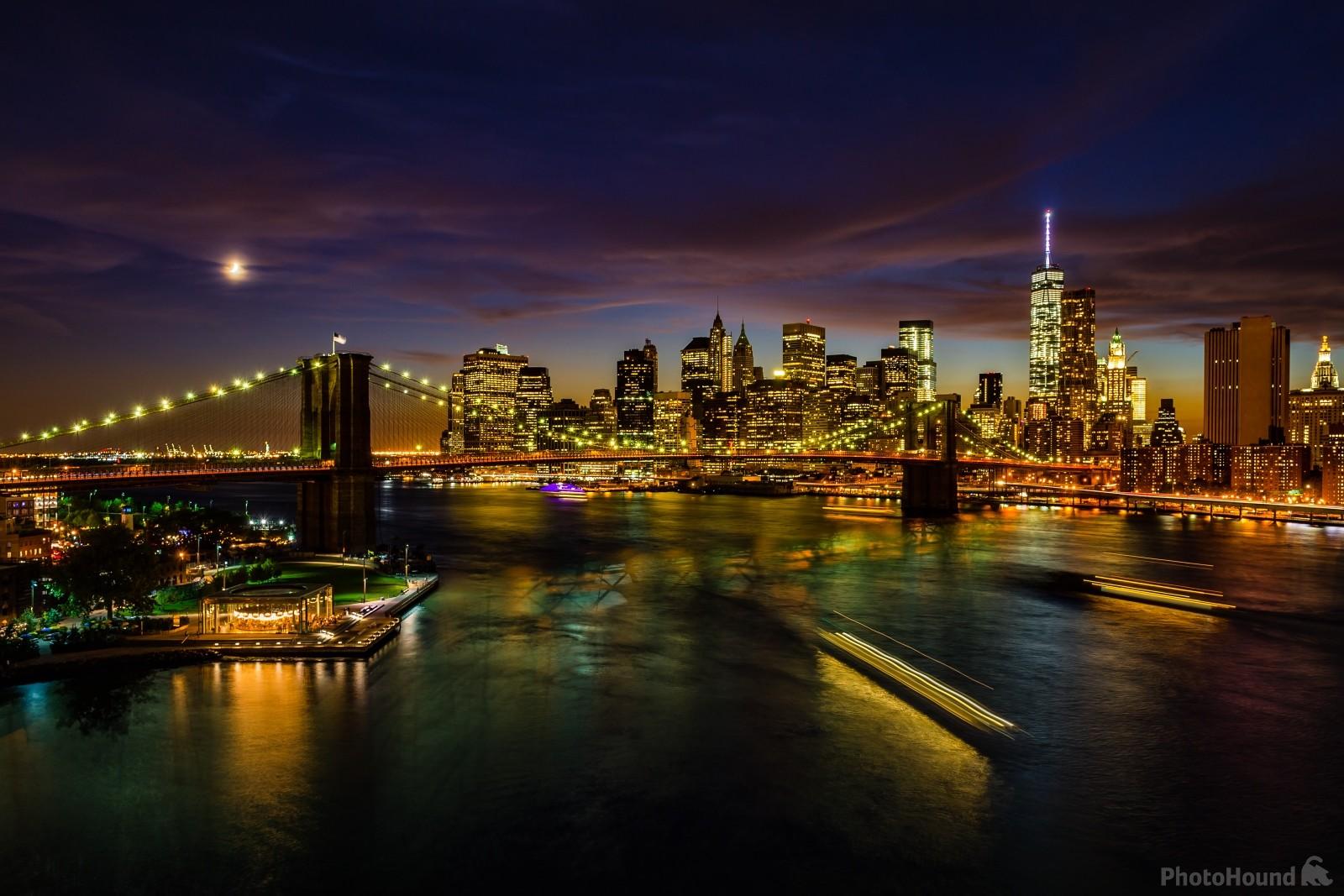 Image of Brooklyn Bridge and Lower Manhattan from the Manhattan Bridge by VOJTa Herout