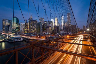 photos of New York City - Lower Manhattan from Brooklyn Bridge