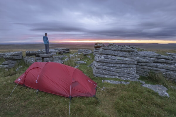 Some good places to camp that are sheltered and flat.