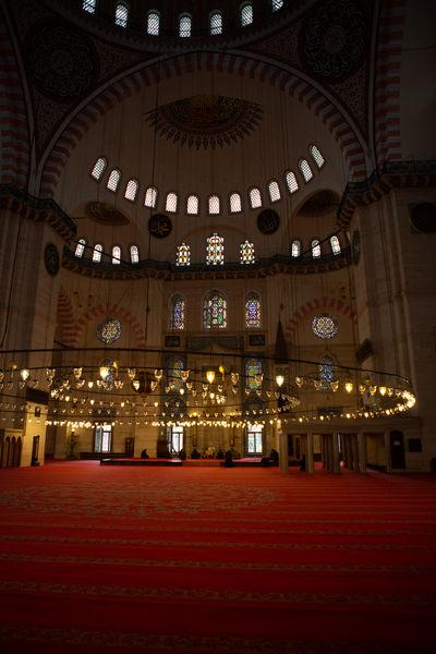 images of Turkey - Suleymaniye Mosque Interior
