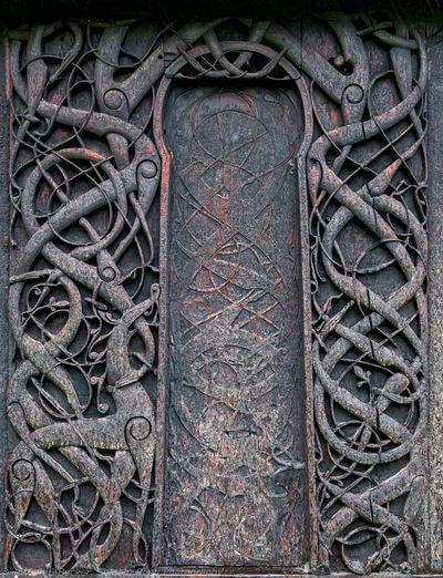 Carved portal on north side of the church