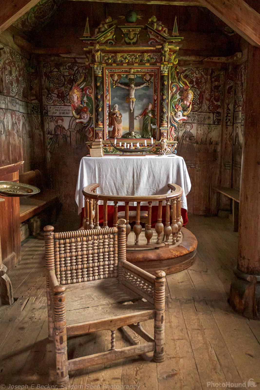 Image of Urnes Stave Church - interior by Joe Becker