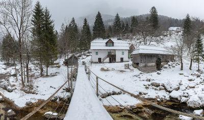 Triglav National Park photo spots - Mala Korita Soče & Traditional House