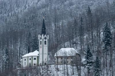 Virgin Mary church above Kropa town