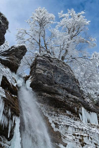 Slovenia images - Lower Peričnik Waterfall