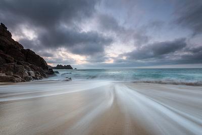 instagram spots in Cornwall - Porthcurno and Pedn Vounder Beach