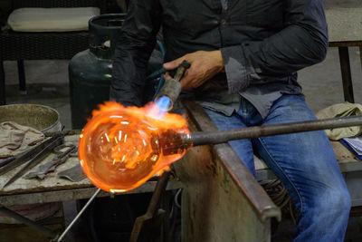 Italy photos - Glass Making at Murano Island